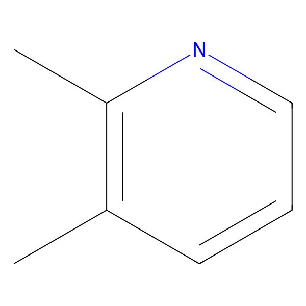 2D Structure of 2,3-Dimethylpyridine