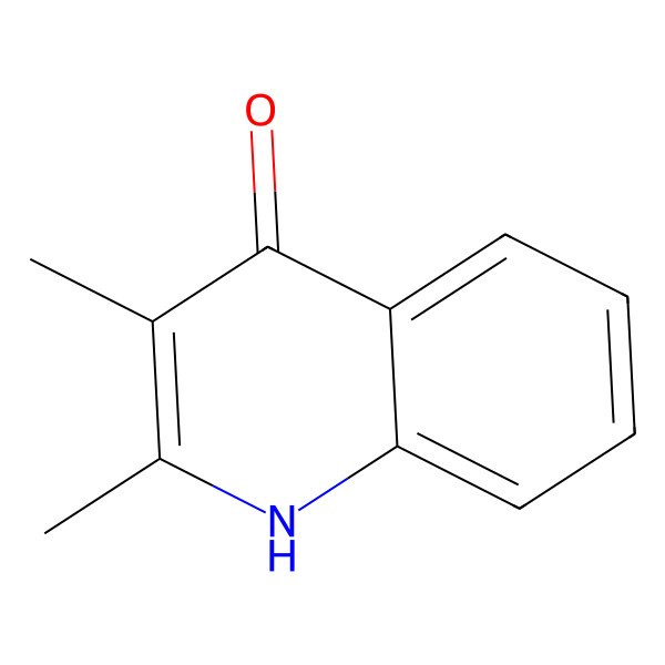 2D Structure of 2,3-Dimethylquinolin-4-OL 2D Structure of 2,3-Dimethylquinolin-4-OL