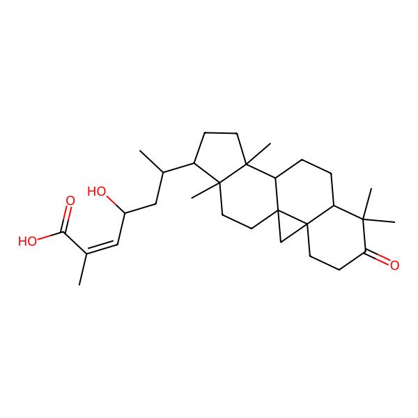 2D Structure of 23-Hydroxymangiferonic acid