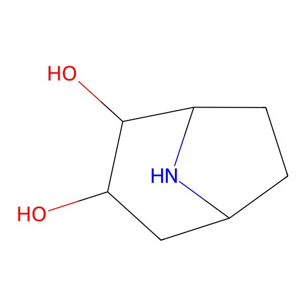 2D Structure of 2,3-Nortropanediol
