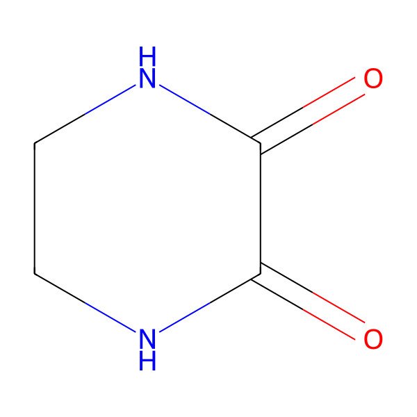 2D Structure of 2,3-Piperazinedione
