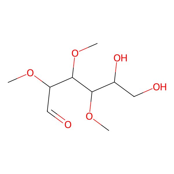 2D Structure of 2,3,4-Tri-O-methylhexose
