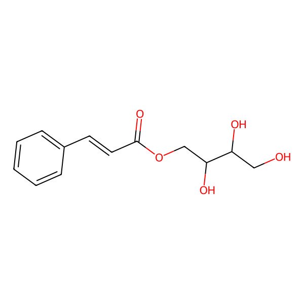 2D Structure of 2,3,4-Trihydroxybutyl cinnamate