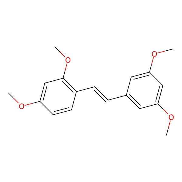 2D Structure of 2,3',4,5'-Tetramethoxystilbene