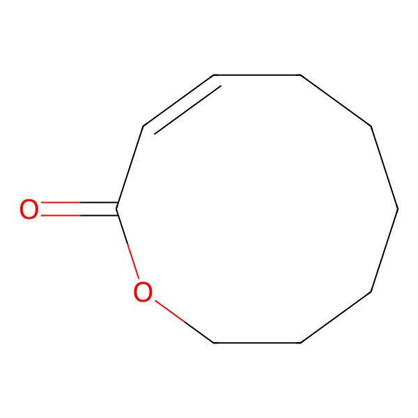 2D Structure of 2,3,4,5,6,7-Hexahydrooxecin-10-one