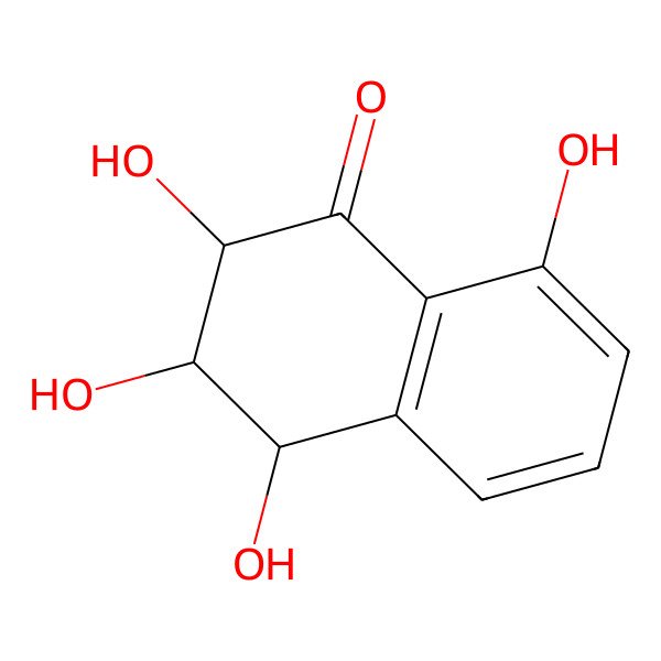 2D Structure of 2,3,4,8-tetrahydroxy-3,4-dihydro-2H-naphthalen-1-one