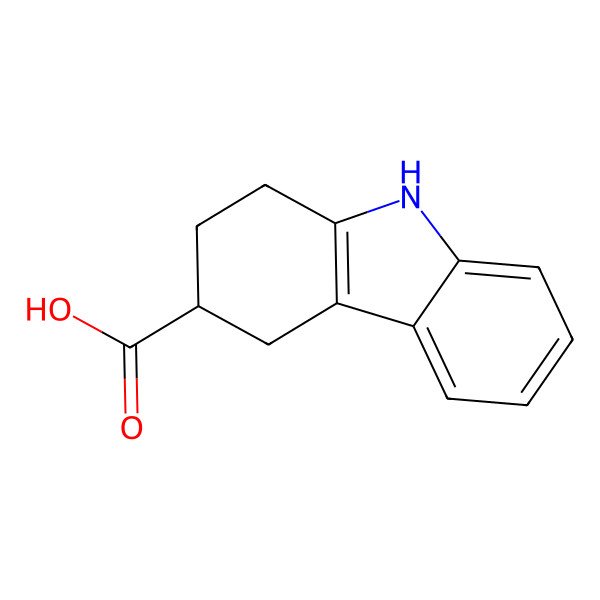2D Structure of 2,3,4,9-tetrahydro-1H-carbazole-3-carboxylic acid 2D Structure of 2,3,4,9-tetrahydro-1H-carbazole-3-carboxylic acid