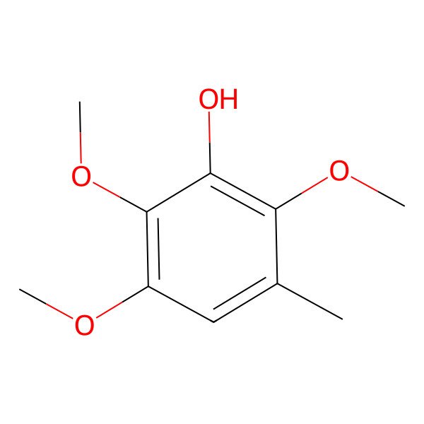 2D Structure of 2,3,6-Trimethoxy-5-methylphenol 2D Structure of 2,3,6-Trimethoxy-5-methylphenol