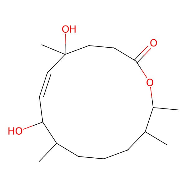 2D Structure of 2,3,8,9-Tetrahydrocineromycin B