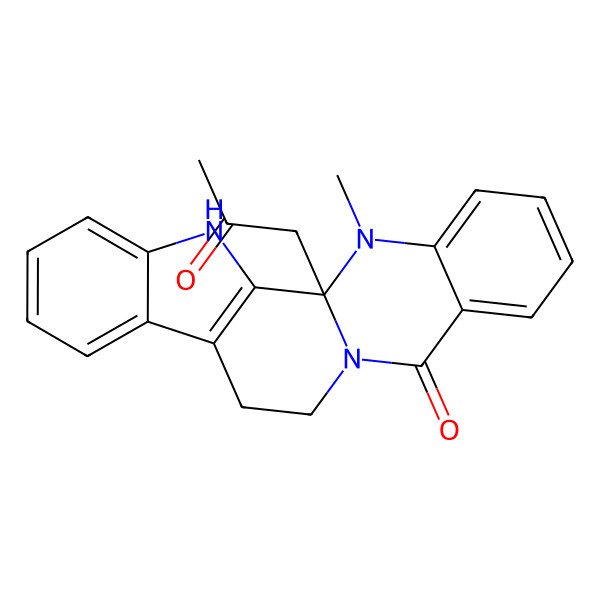 2D Structure of 21-Methyl-1-(2-oxopropyl)-3,13,21-triazapentacyclo[11.8.0.02,10.04,9.015,20]henicosa-2(10),4,6,8,15,17,19-heptaen-14-one