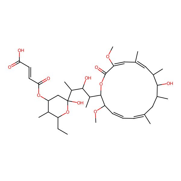 2D Structure of 24-Demethyl-bafilomycin C1