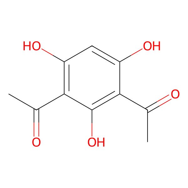 2D Structure of 2,4-Diacetylphloroglucinol