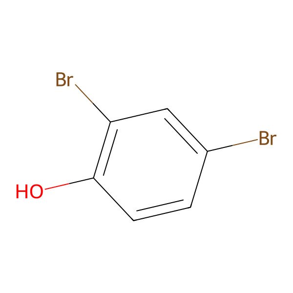 2D Structure of 2,4-Dibromophenol