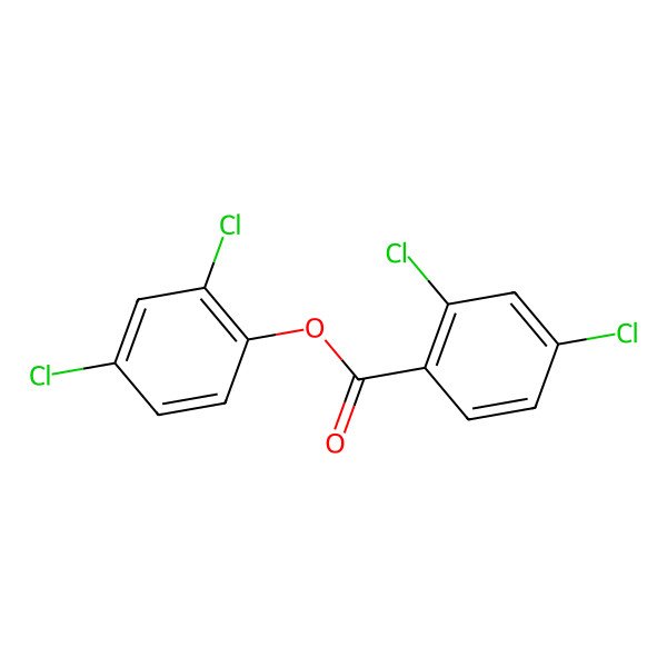 2D Structure of 2,4-Dichlorophenyl 2,4-dichlorobenzoate