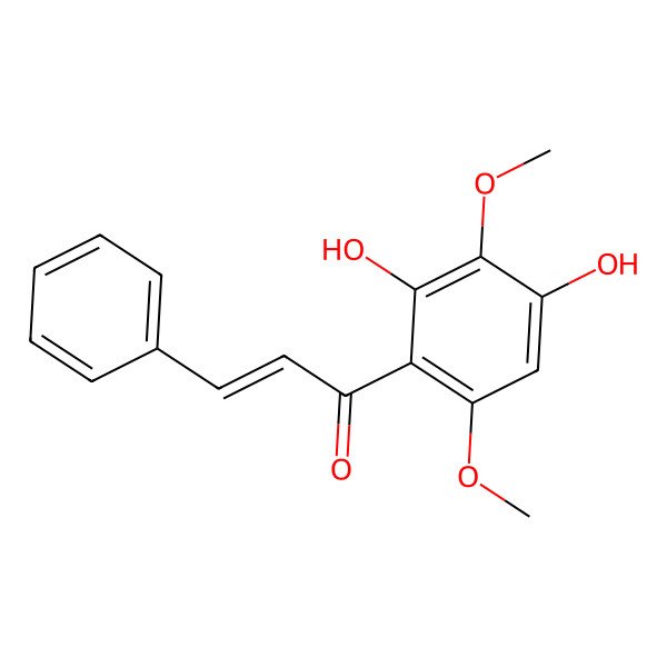 2D Structure of 2',4'-Dihydroxy-3',6'-dimethoxychalcone