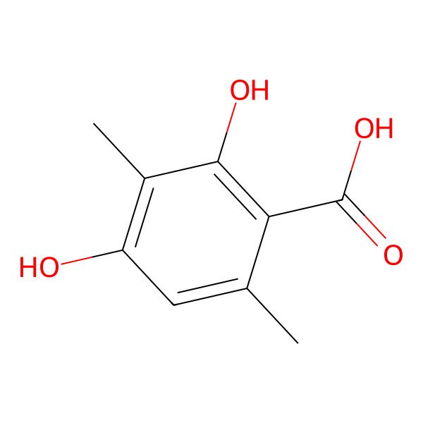 2D Structure of 3-Methylorsellinic acid