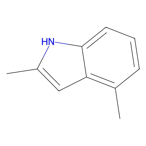 2D Structure of 2,4-Dimethyl-1H-indole