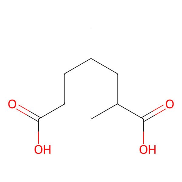 2D Structure of 2,4-Dimethylpimelic acid