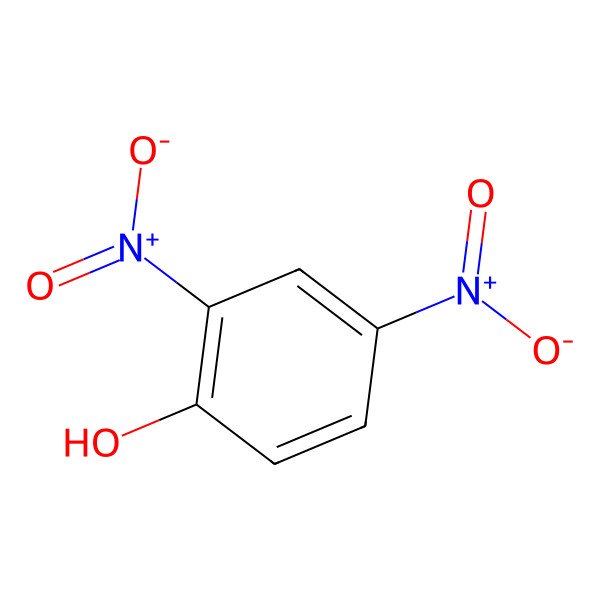 2D Structure of 2,4-Dinitrophenol