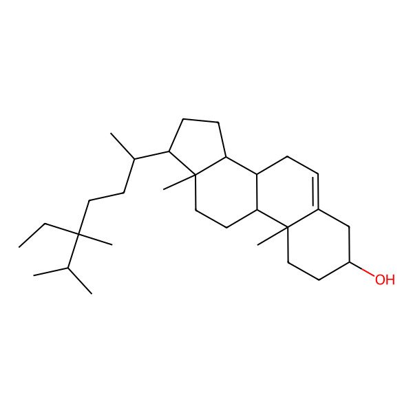 2D Structure of 24-Ethyl-24-methyl-cholesterol