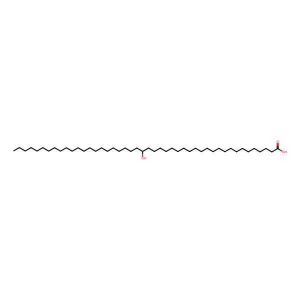 2D Structure of 24-Hydroxyhexatetracontanoic acid