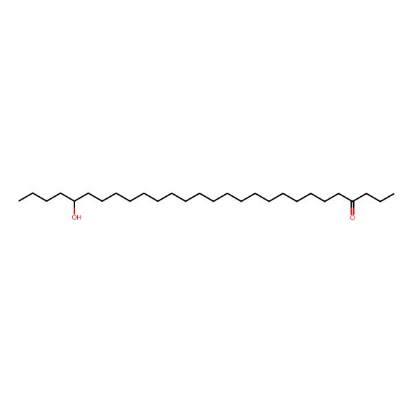 2D Structure of 24-Hydroxyoctacosan-4-One