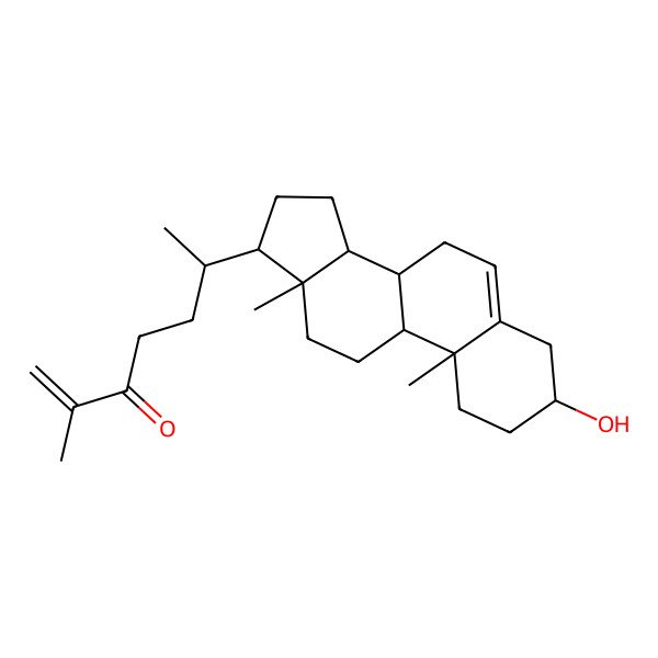 2D Structure of 24-Keto-25dehydrocholesterol