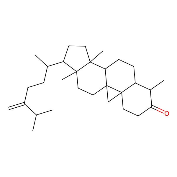 2D Structure of 24-Methylene-29-norcycloartan-3-one 2D Structure of 24-Methylene-29-norcycloartan-3-one