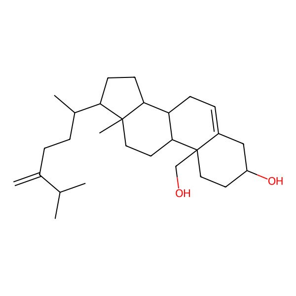 2D Structure of 24-Methylene-cholest-5-en-3beta,19-diol