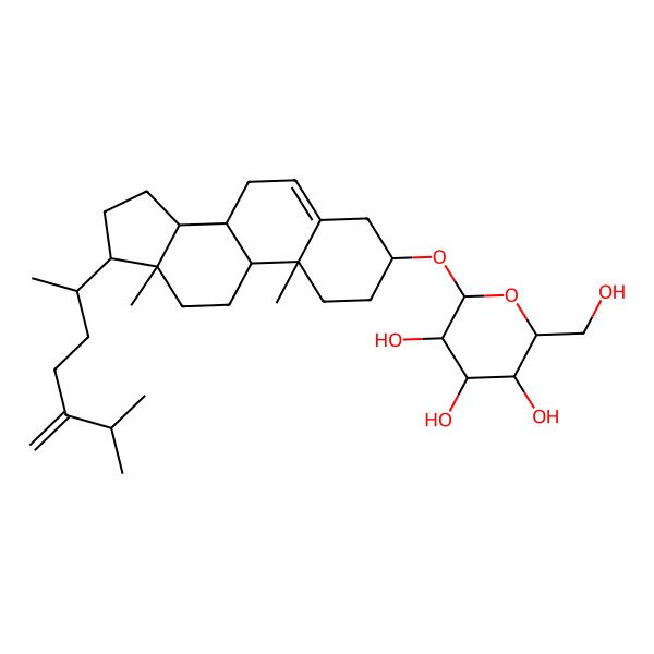 2D Structure of 24-methylenecholesteryl beta-D-glucoside