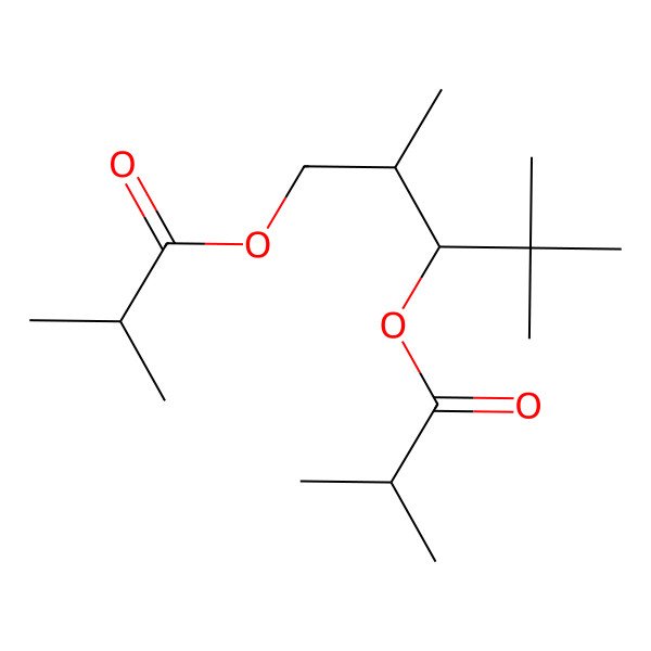 2D Structure of 2,4,4-Trimethylpentane-1,3-diyl bis(2-methylpropanoate) 2D Structure of 2,4,4-Trimethylpentane-1,3-diyl bis(2-methylpropanoate)