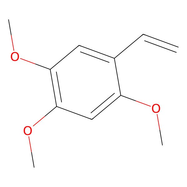 2D Structure of 2,4,5-Trimethoxystyrene