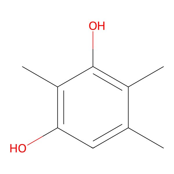2D Structure of 2,4,5-Trimethylbenzene-1,3-Diol