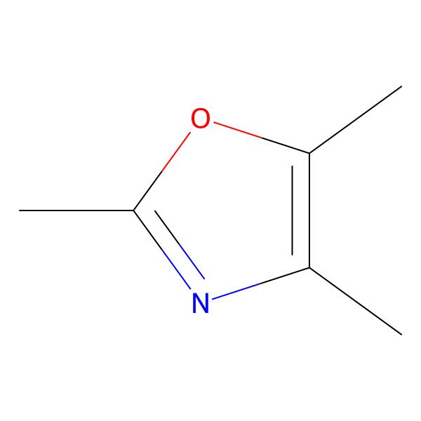 2D Structure of 2,4,5-Trimethyloxazole