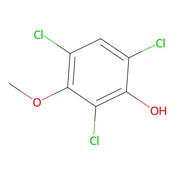 2D Structure of 2,4,6-Trichloro-3-methoxyphenol