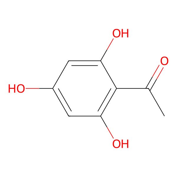 2D Structure of 2',4',6'-Trihydroxyacetophenone