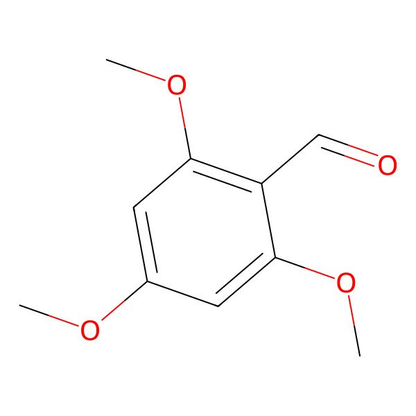 2D Structure of 2,4,6-Trimethoxybenzaldehyde