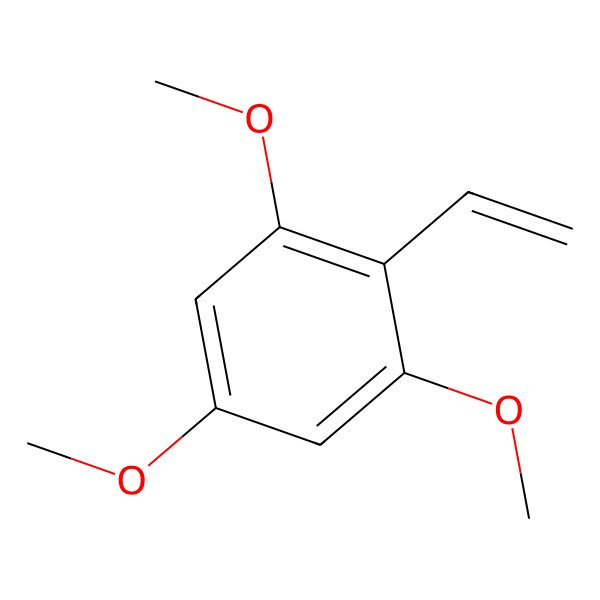 2D Structure of 2,4,6-Trimethoxystyrene