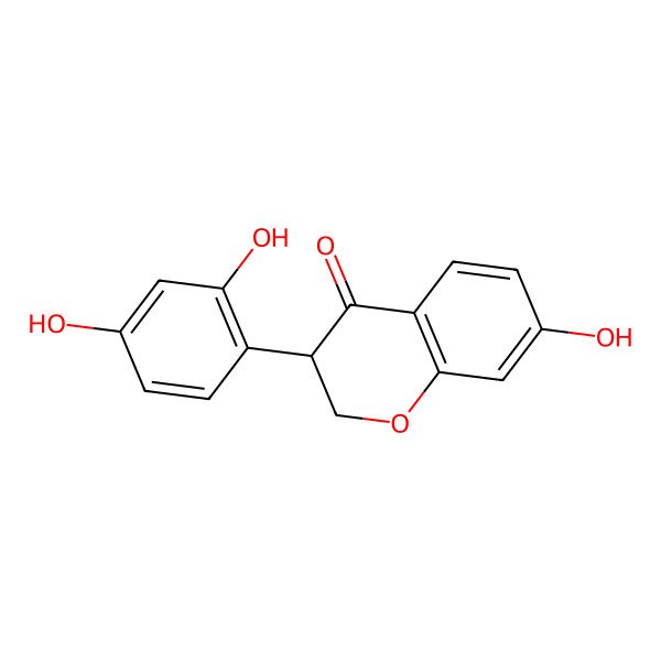 2D Structure of 2',4',7-Trihydroxyisoflavanone