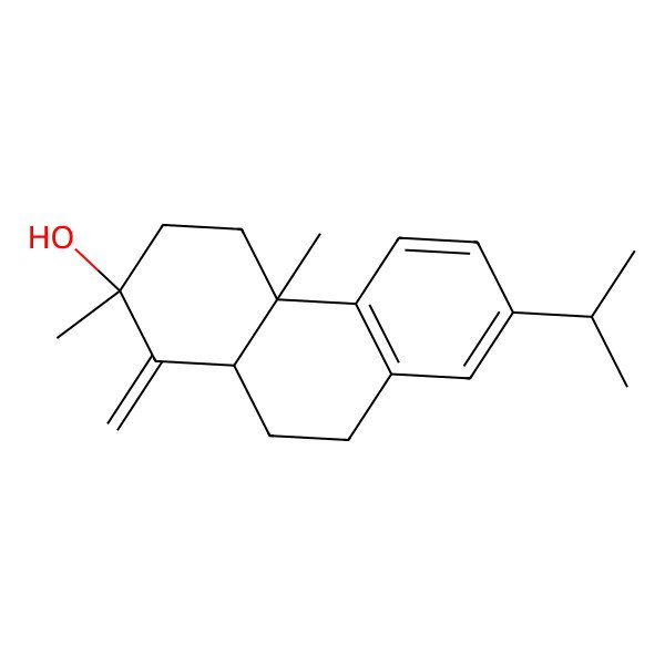 2D Structure of 2,4a-dimethyl-1-methylidene-7-propan-2-yl-4,9,10,10a-tetrahydro-3H-phenanthren-2-ol