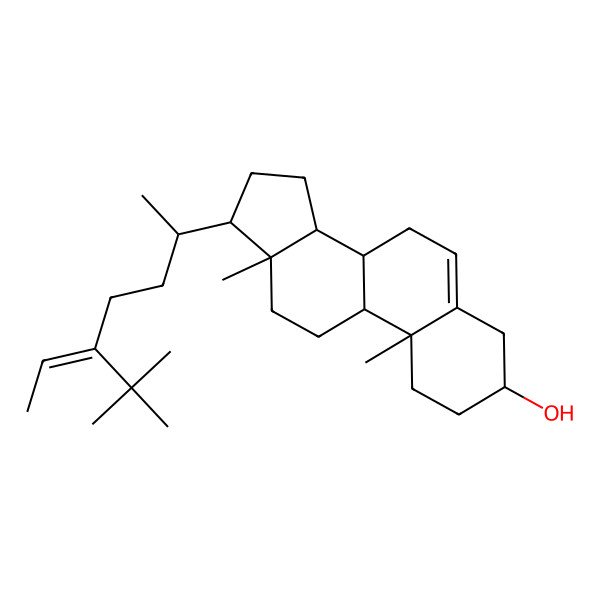 2D Structure of 24E-ethylidene-25-methylcholest-5-en-3beta-ol