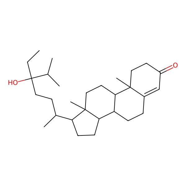 2D Structure of (24s)-24-Hydroxystigmast-4-en-3-one