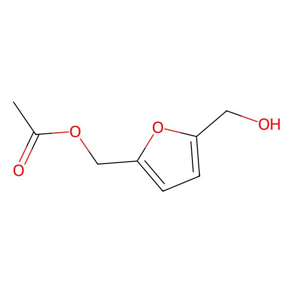 2D Structure of 2,5-Bis(hydroxymethyl)furan monoacetate