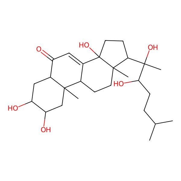 2D Structure of 25-Deoxycedysterone;25-deoxy-20-ecdysone