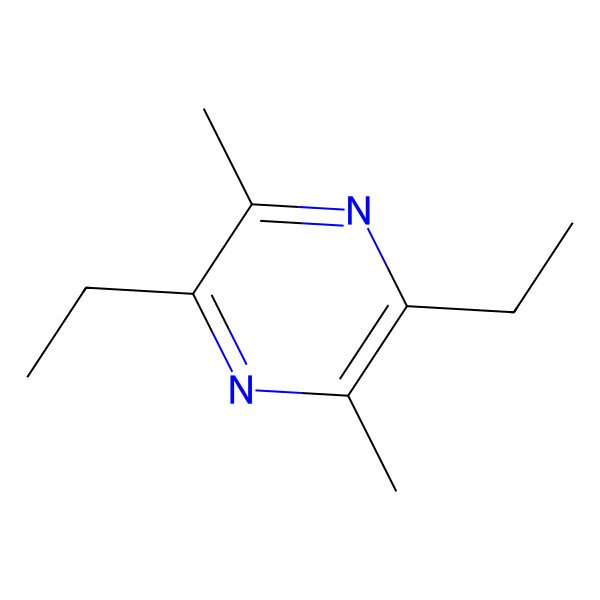 2D Structure of 2,5-Diethyl-3,6-dimethylpyrazine