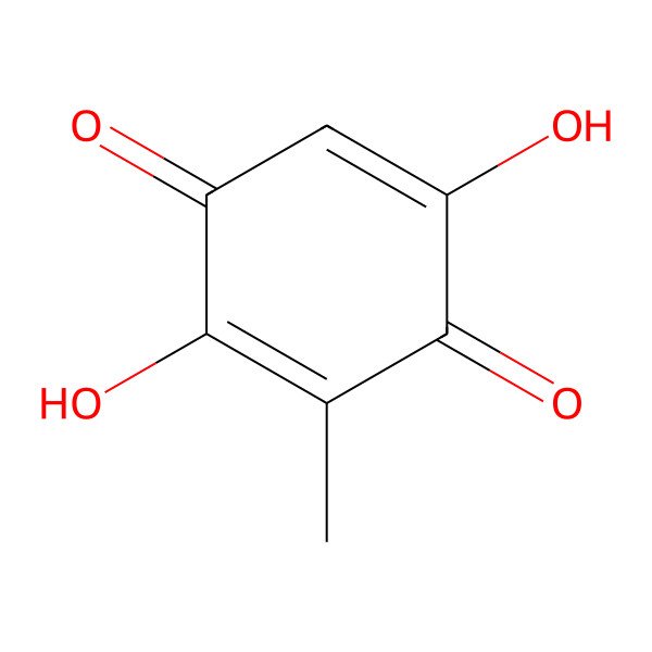 2D Structure of 2,5-Dihydroxy-3-methyl-1,4-benzoquinone