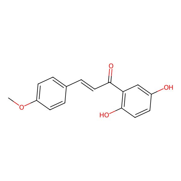 2D Structure of 2',5'-Dihydroxy-4-methoxychalcone