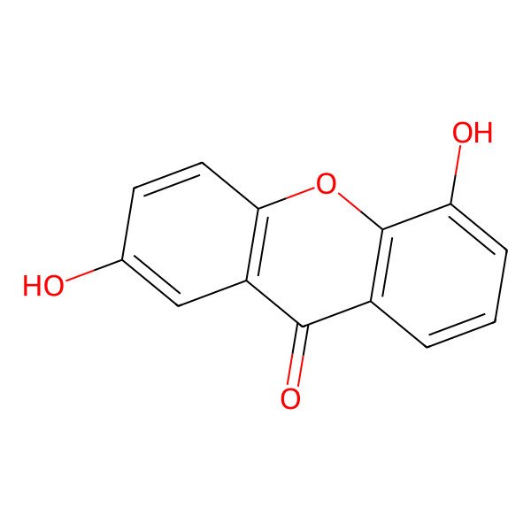 2D Structure of 2,5-Dihydroxyxanthone 2D Structure of 2,5-Dihydroxyxanthone