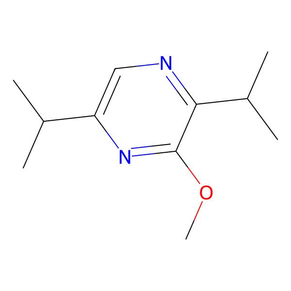 2D Structure of 2,5-Diisopropyl-3-methoxypyrazine