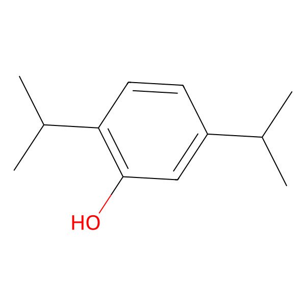 2D Structure of 2,5-Diisopropylphenol 2D Structure of 2,5-Diisopropylphenol